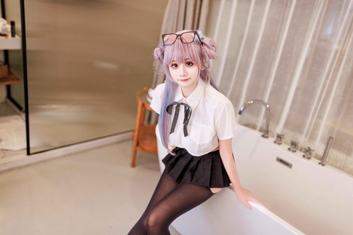 [Cosplay] 阿雪雪 – 居家女高(3)