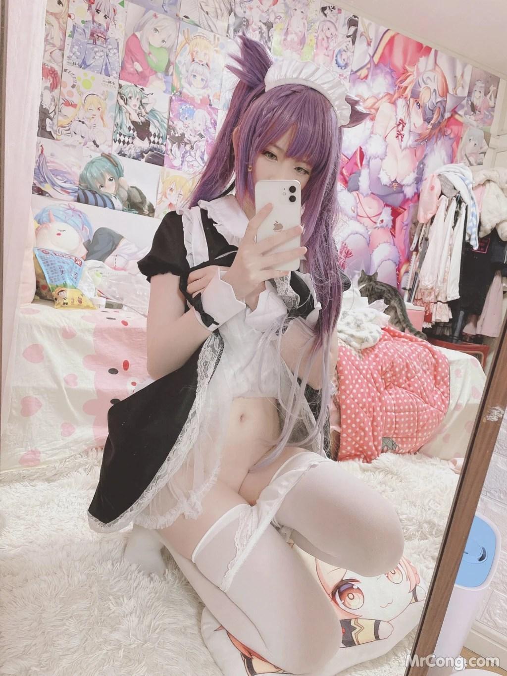 Coser@习呆呆: 刻晴 Genshin Impact Keqing (60 photos )(43)