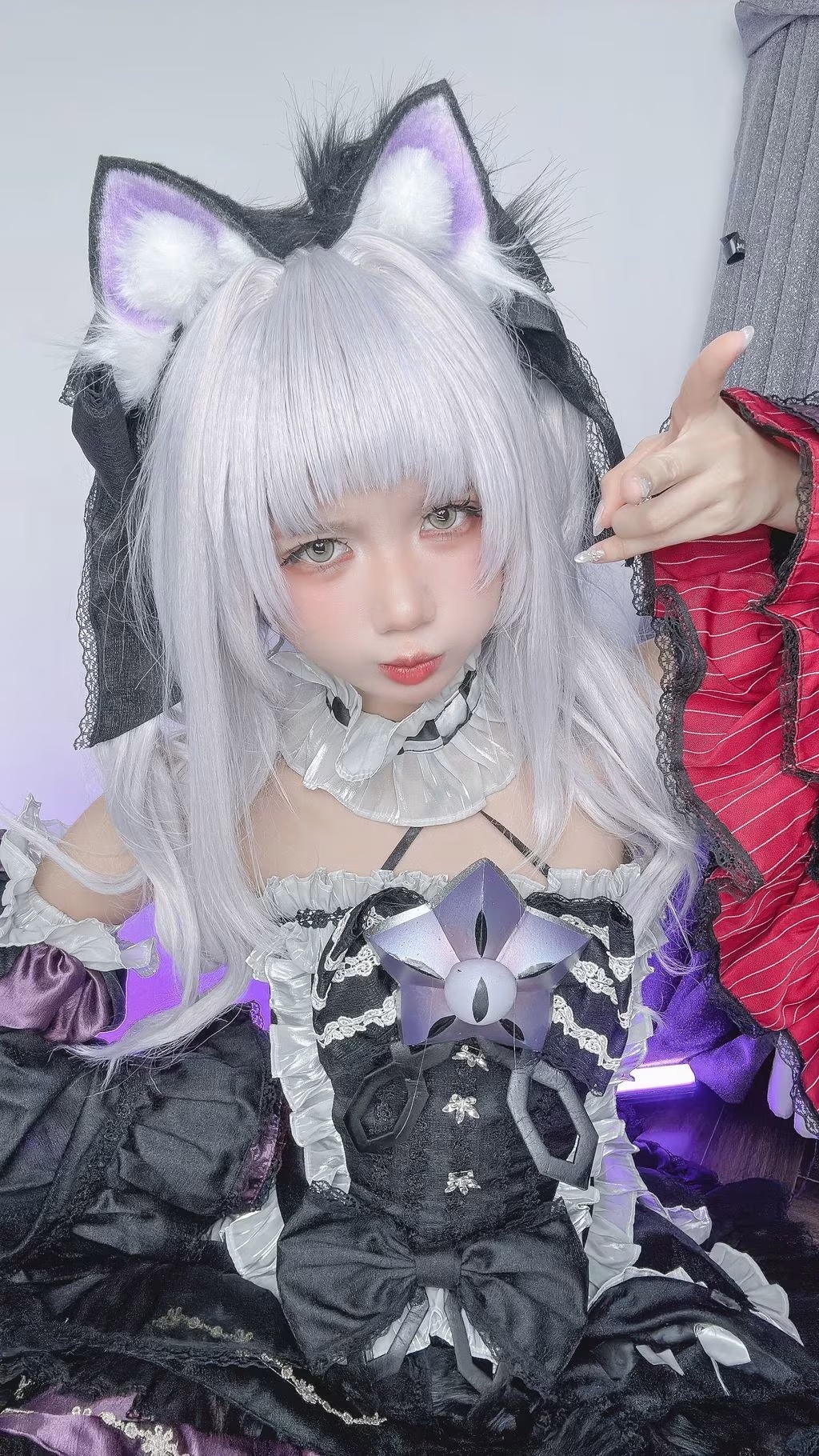 Coser@PoppaChan： Murasaki Shion Dress (Vtuber) (88 photos + 10 videos) - ( Page 1 / 5 )(67)