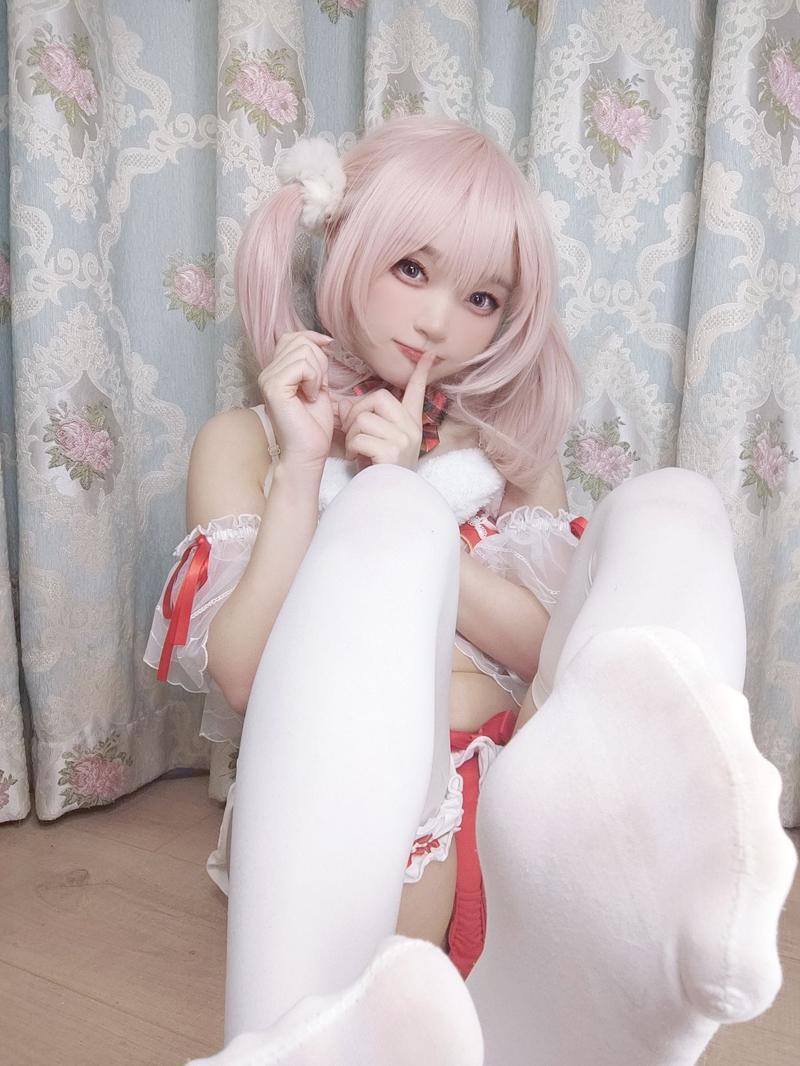 [Cosplay] 神沢永莉 平安夜红色分体式(17)