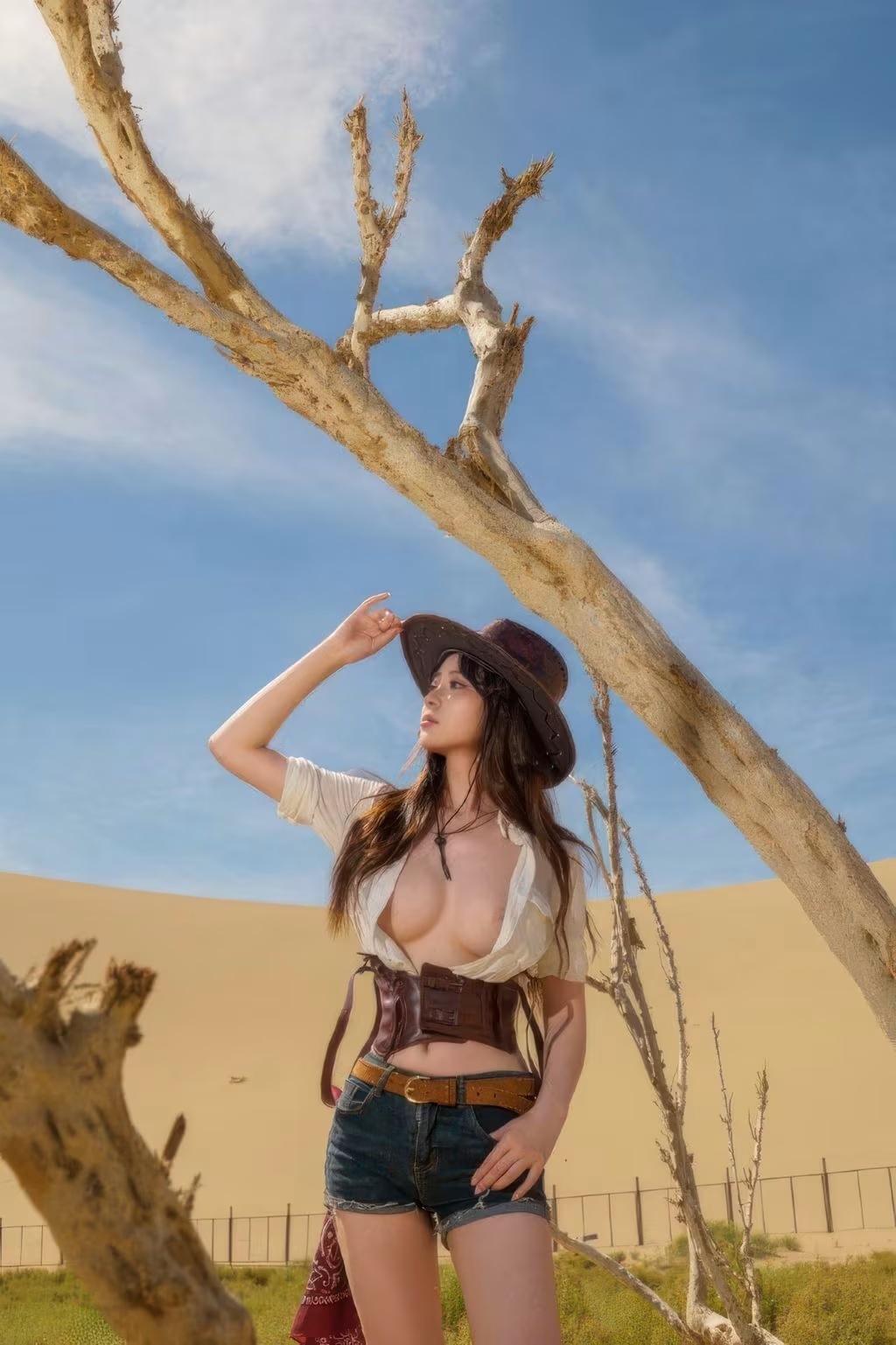 Coser@年年Nnian： 女牛仔 (61 photos) - ( Page 1 / 4 )(50)