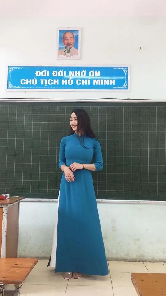 越南老师穿「性感奥黛」曲线毕露　超紧身设计让学生无法专心上课(5)