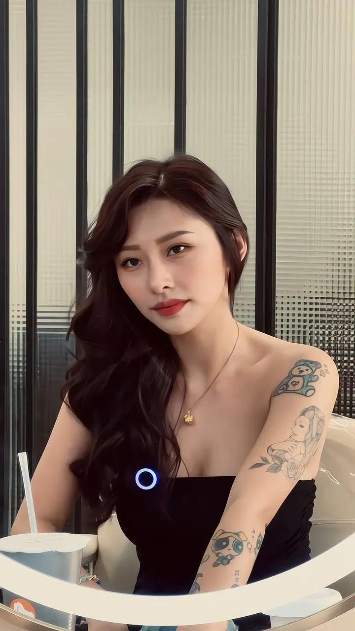 萌颜雪乳「莉娜」腰线完美 晒邪恶视角(16)