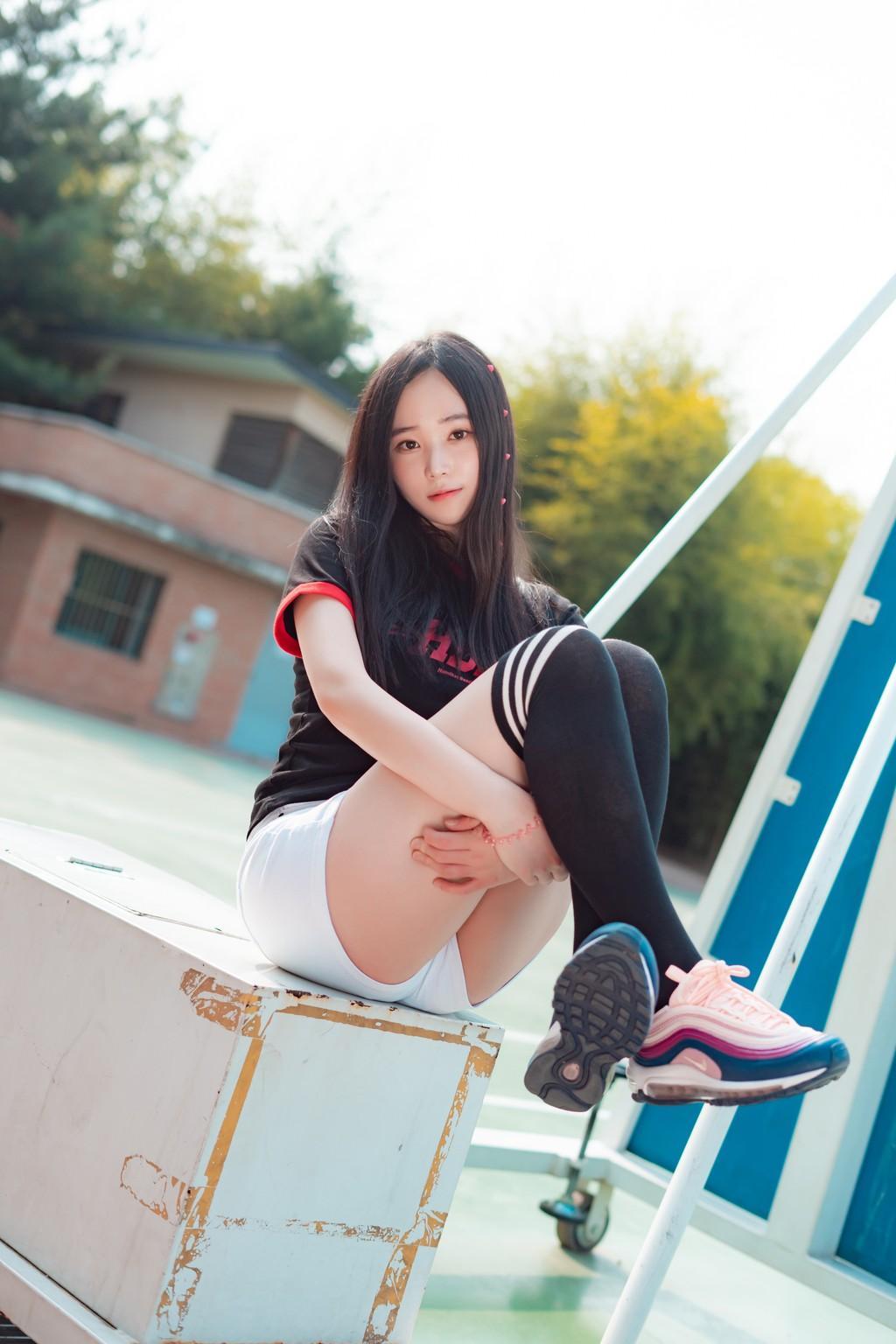 [CreamSoda] Bambi (밤비): Over knee socks (140 photos)(86)