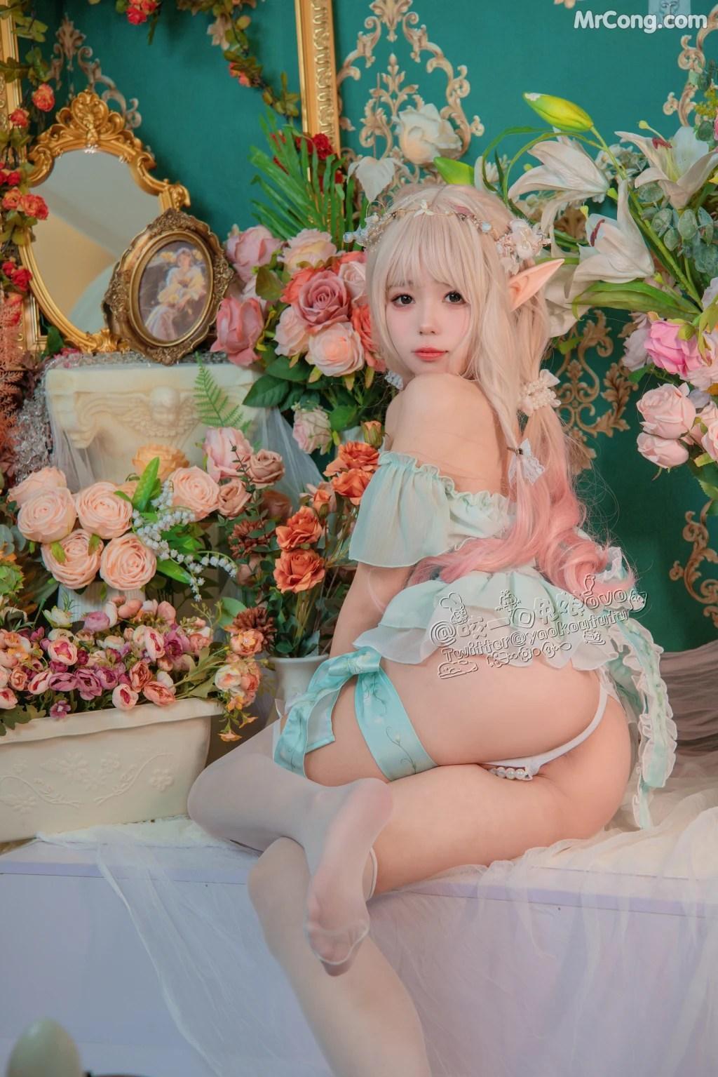 Coser@黏黏团子兔: 豌豆公主的秘密花房 (40 photos)(18)