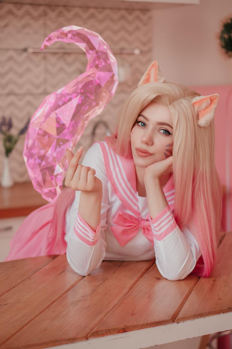 [Cosplay] Alina Becker – Ahri Schoolgirl(30)