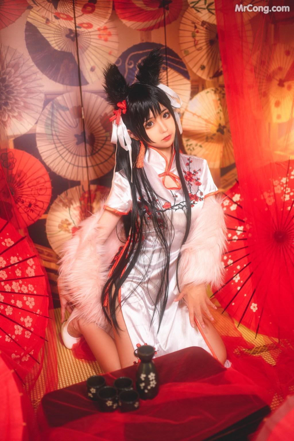 Coser@蠢沫沫 (chunmomo) Vol.006: 爱宕旗袍 (40 photos)(40)