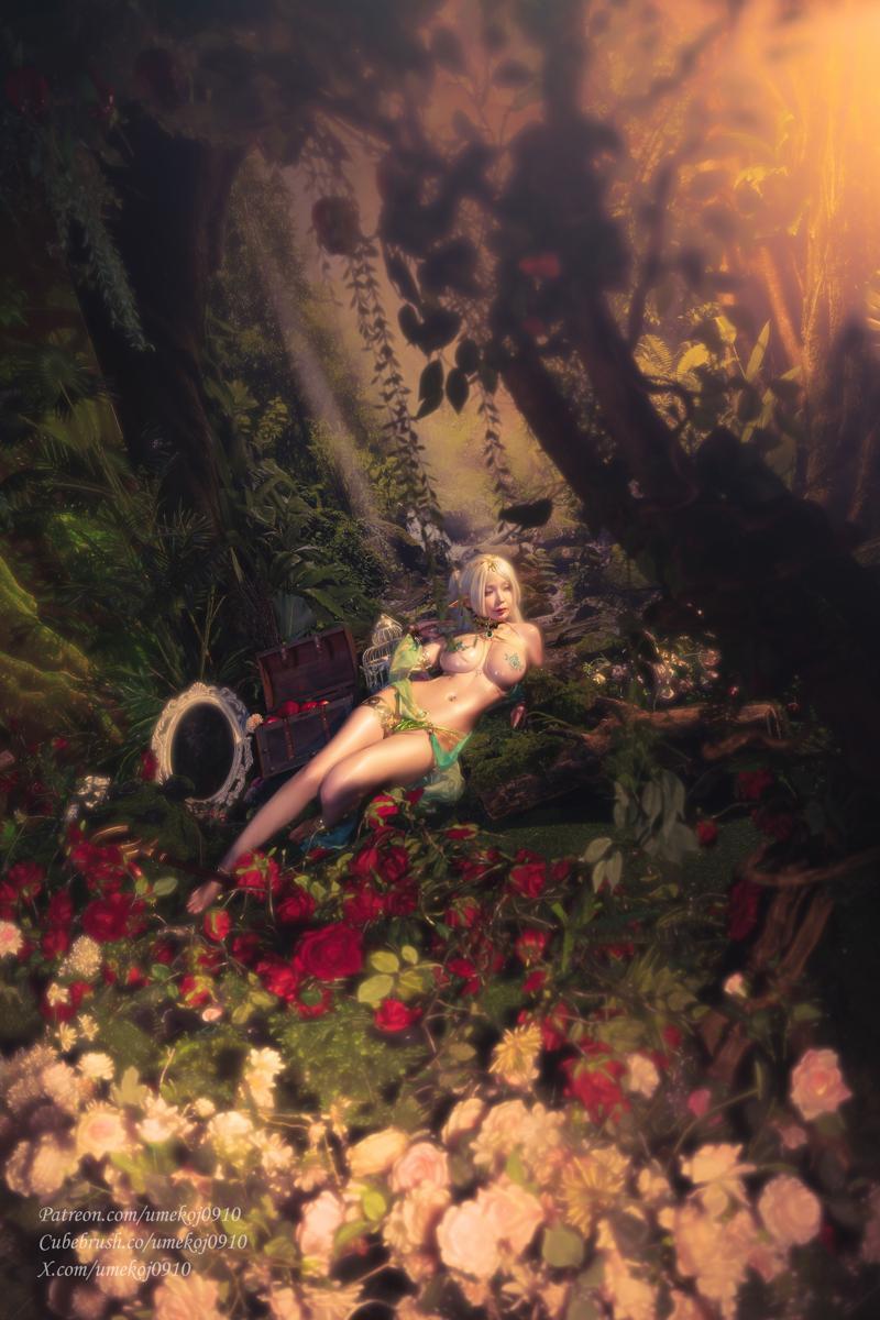 [Cosplay] UmekoJ – Frieren x Rukkhadevata outfit「Frieren Beyond Journey’s End」(32)