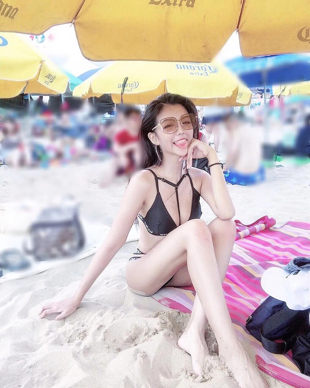 正妹饭店穿浴袍　这双极品修长美腿太抢镜了！(10)