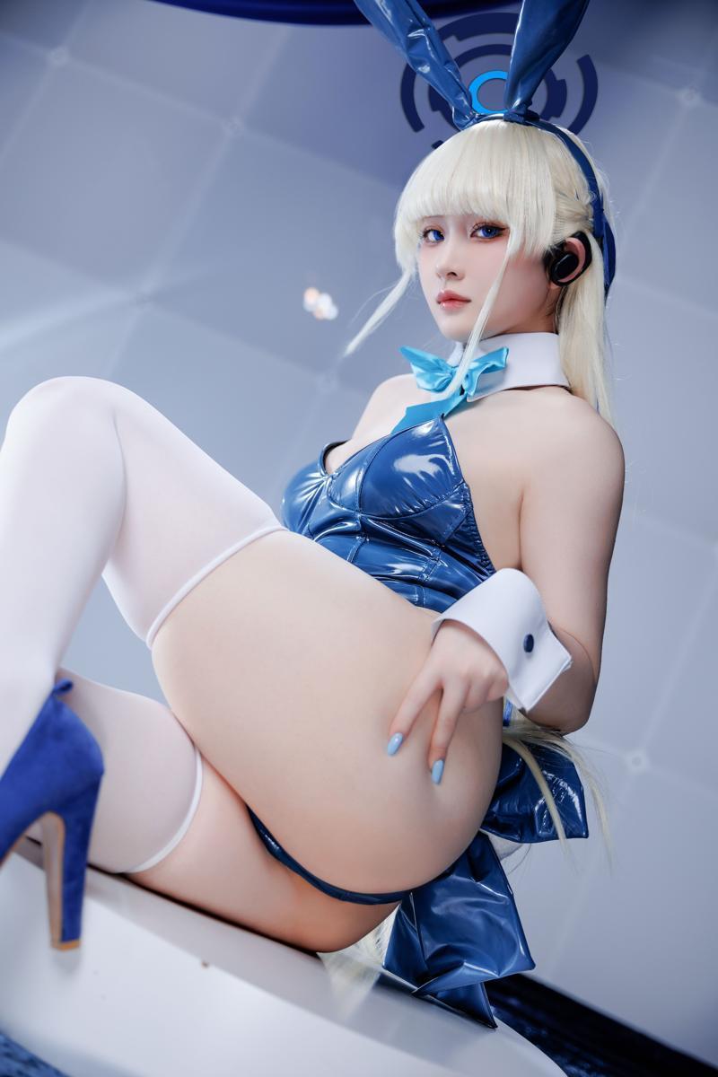 [Cosplay] 屿鱼 Toki X 飞鸟马トキ兔女郎 蓝色兔子(22)