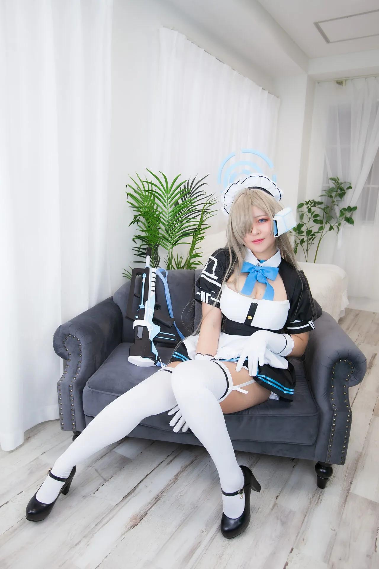 [Cutie Factory (Kanade)] Goshujin-sama Daisuki ♡ Asuna no Jitsuroku Memorial Lobby [Seijun Meido-hen] (Blue Archive)(91)