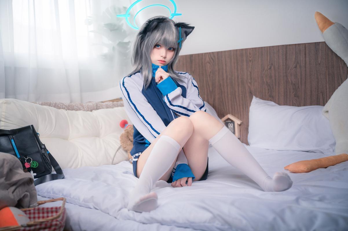 [Cosplay] 九柒喵 体操服白子(9)
