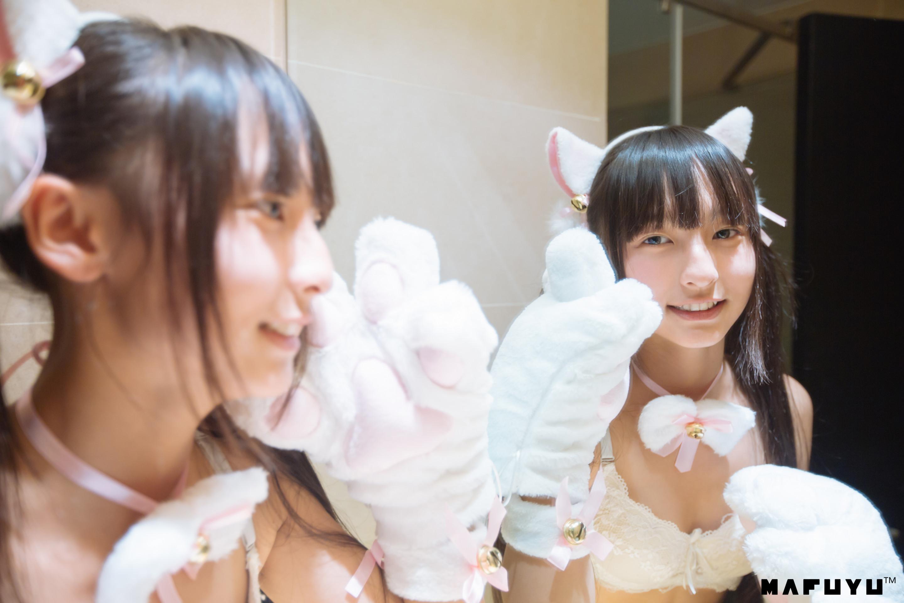 神楽坂真冬《白色猫娘》朝气笑容使人晕船(32)