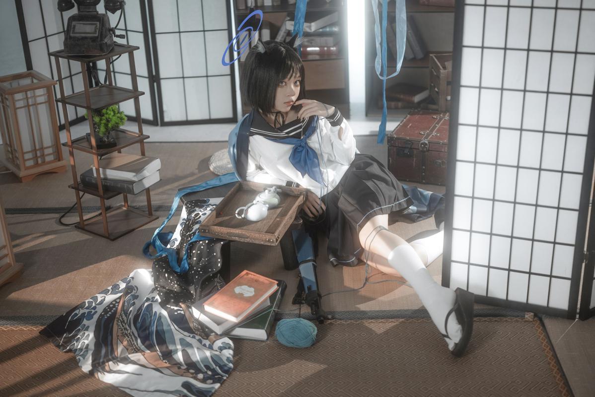 [Cosplay] 矢量鱼 蔚蓝档案 桐生桔梗(8)