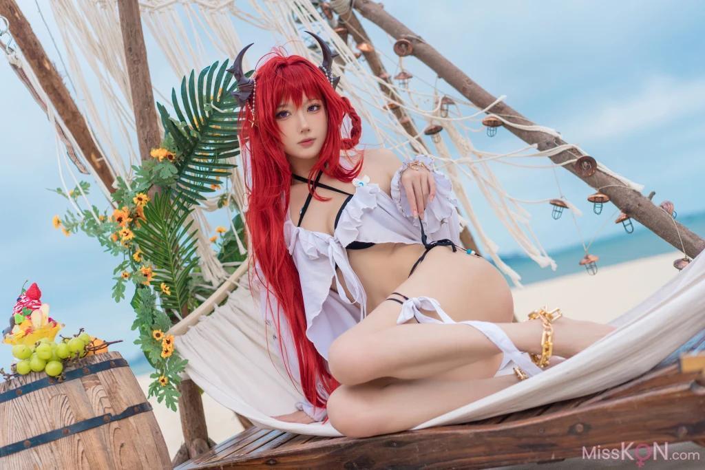 Coser@阿包也是兔娘: 明日方舟 史尔特尔 (50 photos)(18)