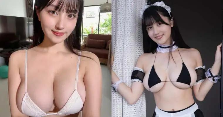 「H 奶美少女」是超级棒球迷！勇闯写真界以让人窒息的「超巨上围」冲出高人气(1)