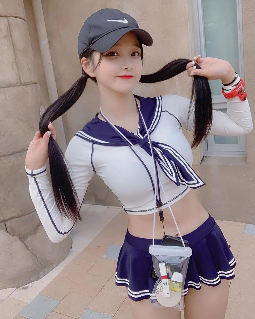 韩国「超萌大眼妹」甜美气质超强大！满满女友力让人一秒恋爱(15)