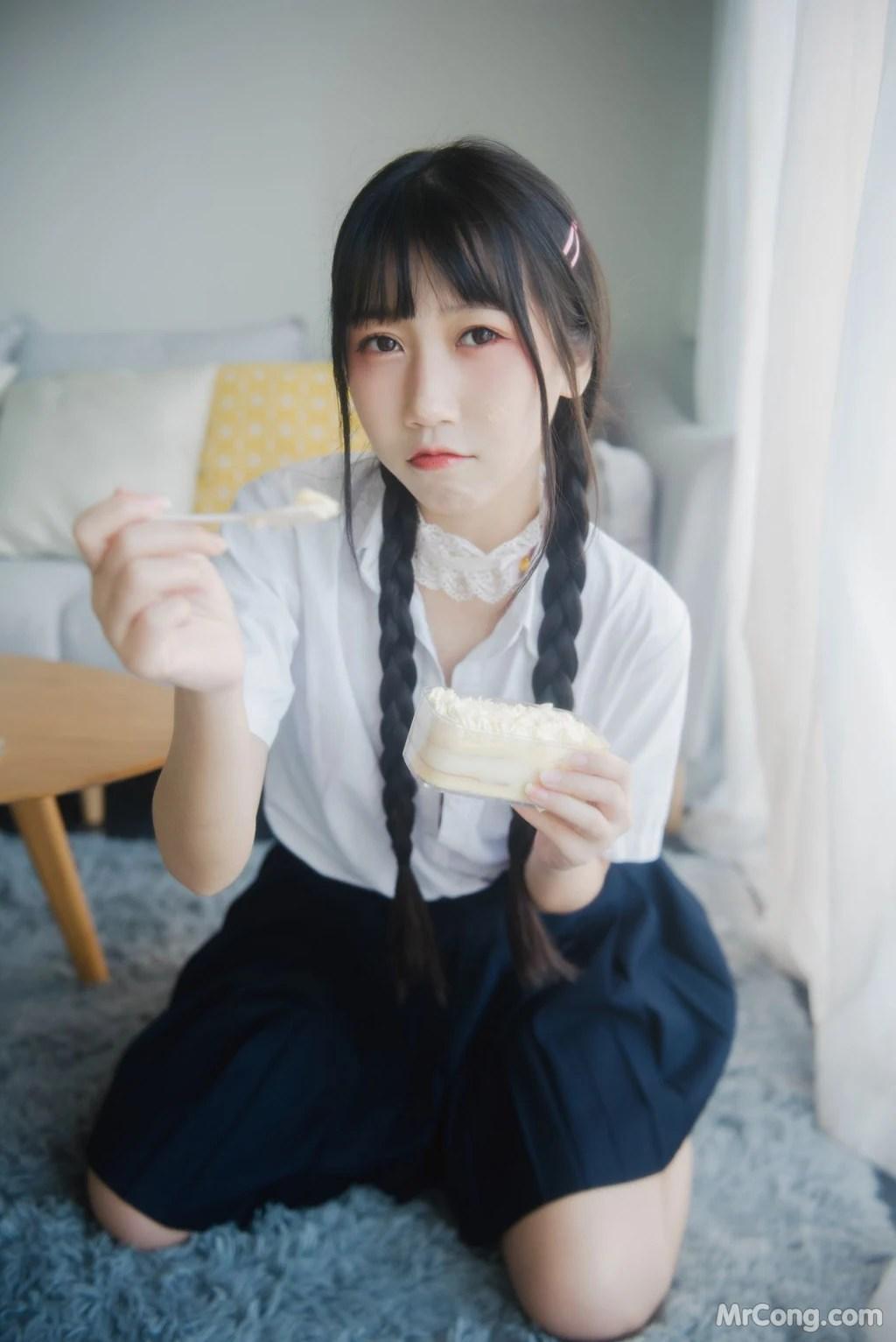 Coser@不呆猫: 奶油少女 (80 photos )(14)