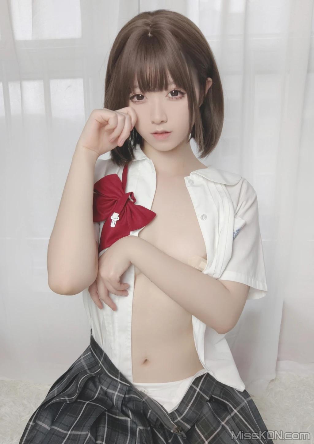 Coser@Asagiriai (愛ちゃん): 制服自拍 (21 photos)(14)