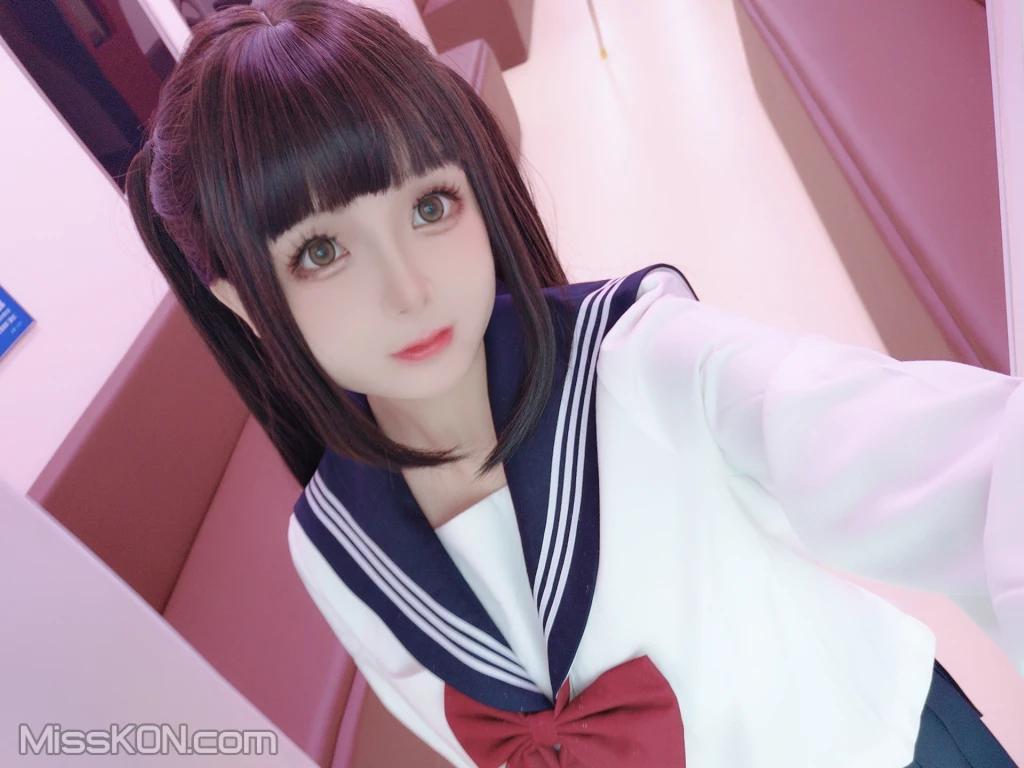 Coser@日奈娇: 列车JK (140 photos)(140)