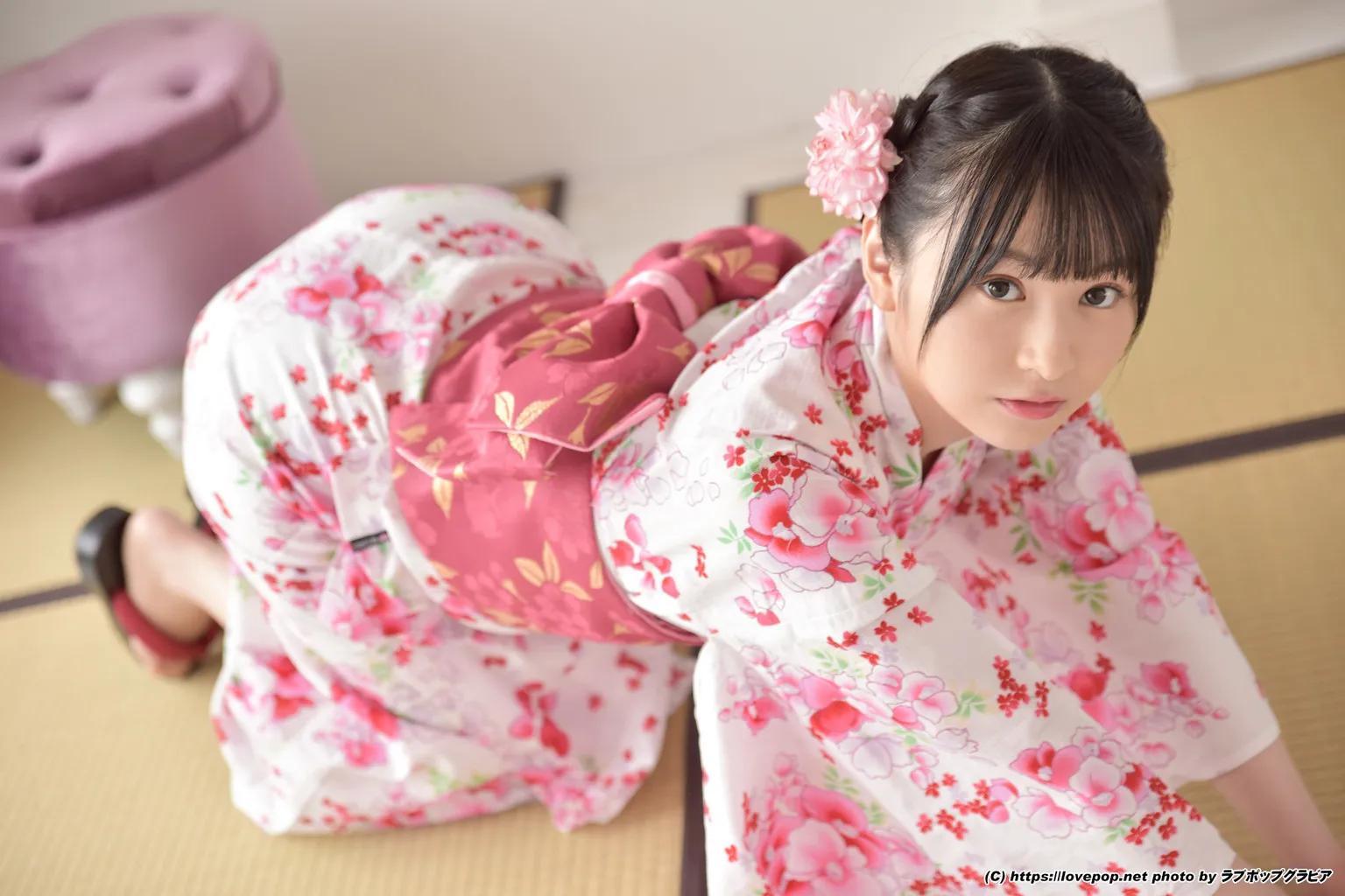 平野もえ 浴衣藏下稚嫩身材引人遐想(57)