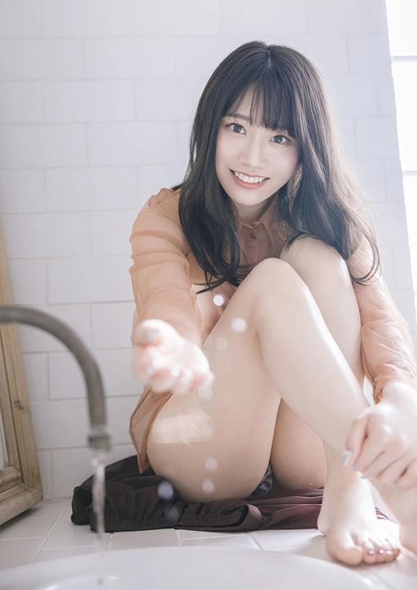 漂亮小姐姐Saika河北彩花清新风乳白无圣光图(10)