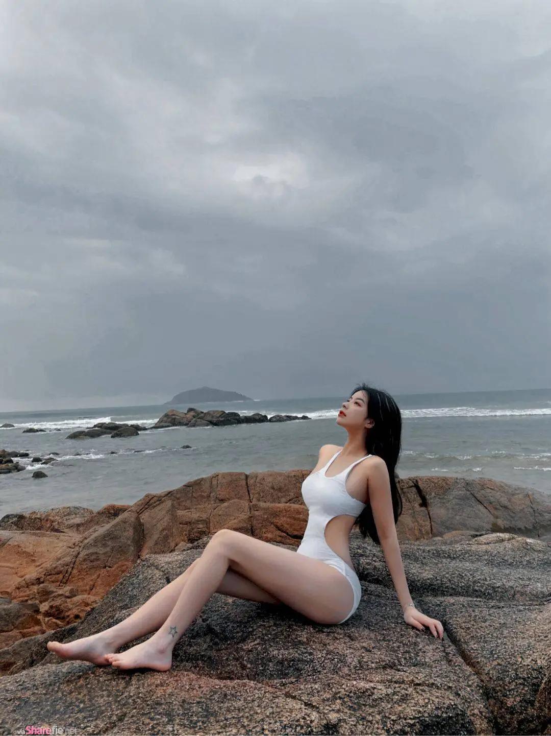 正妹第一次出海钓鱼(5)