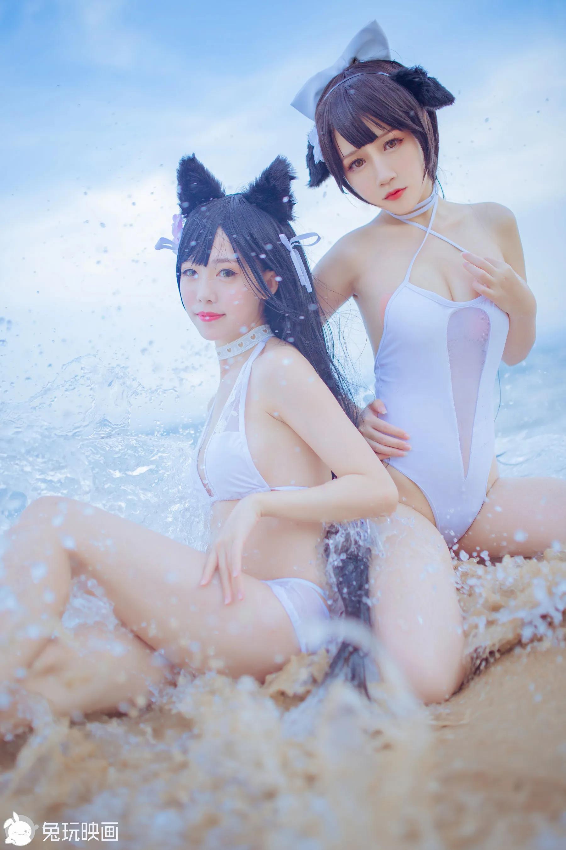 [兔玩映画] - 獒犬海边泳装- C(29)