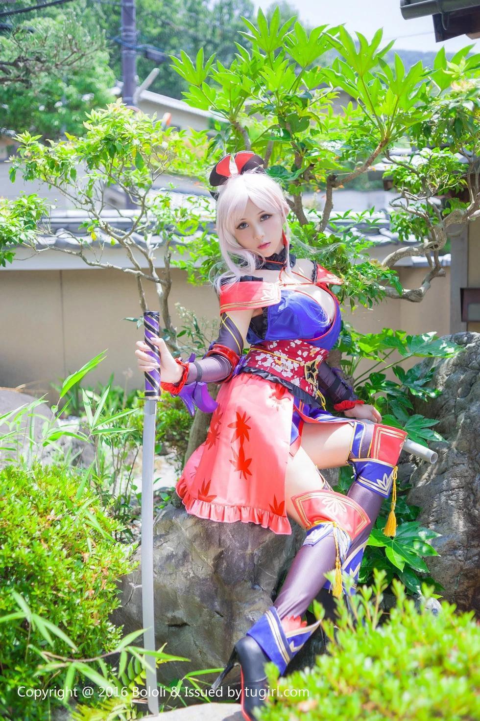 [BoLoli波蘿社新刊]Vol.079_嫩模夏美醬日本名古屋眾湊宮本武藏Cos性感寫真30P(14)