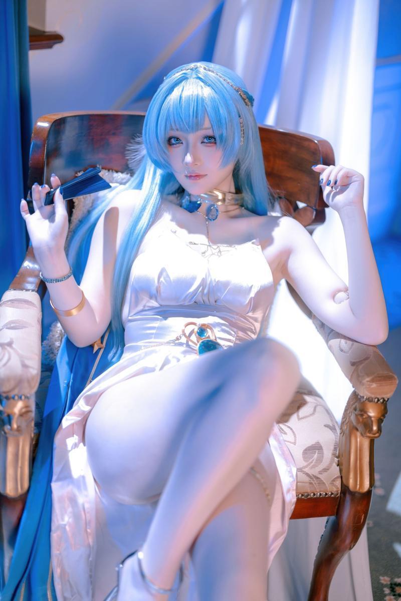 [Cosplay] 屿鱼 胜利女神：妮姬 海伦 礼服(8)