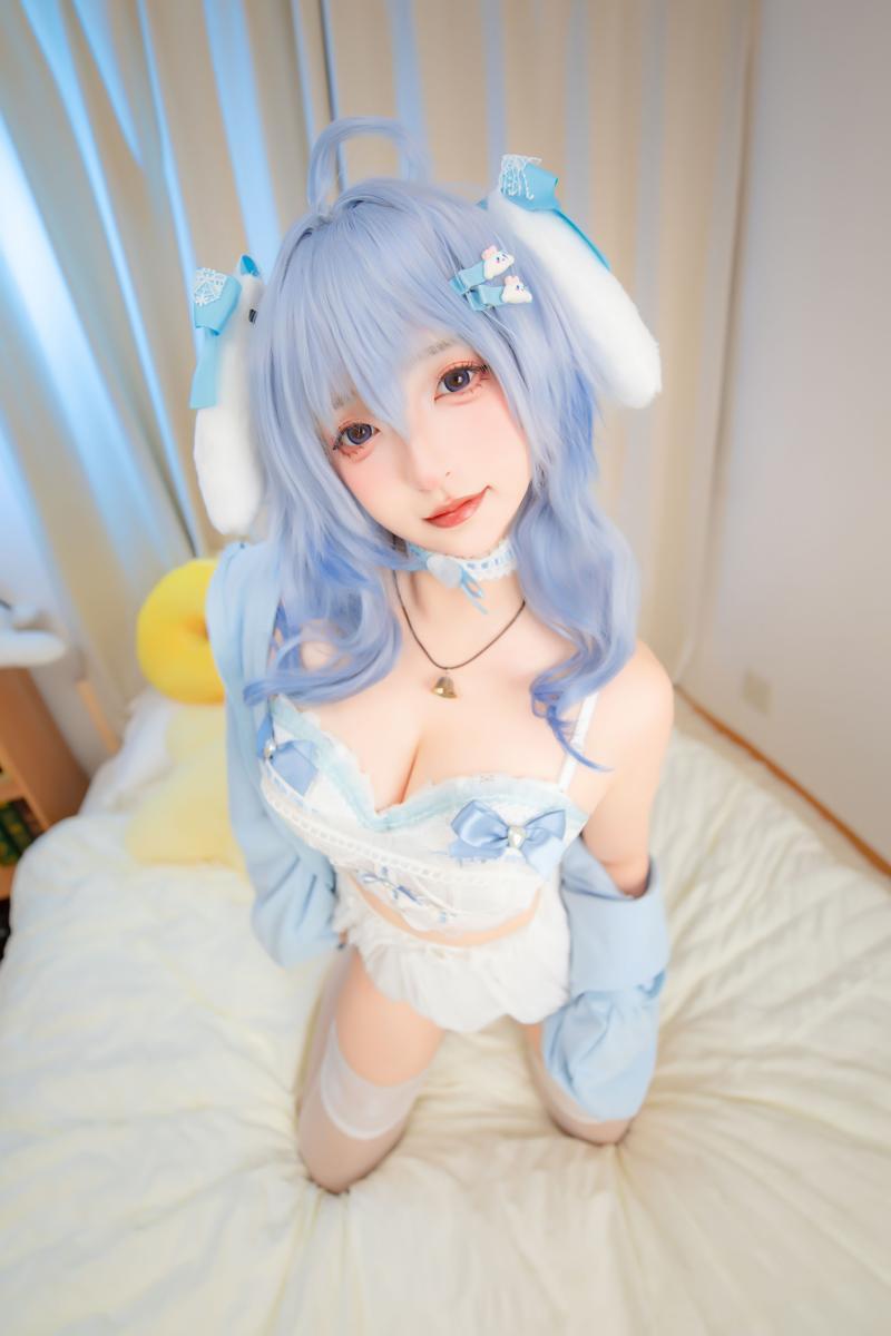 [Cosplay] 神楽坂真冬 原神 甘雨降临(40)