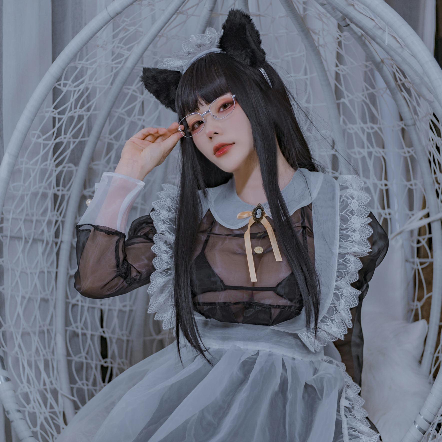 起司块wii NO.003 黑色透明女仆(3)