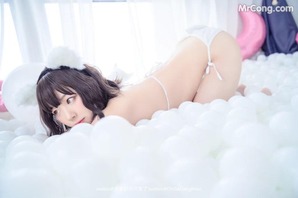 Coser@皮皮奶可可爱了啦: 白猫 (50 photos)(39)