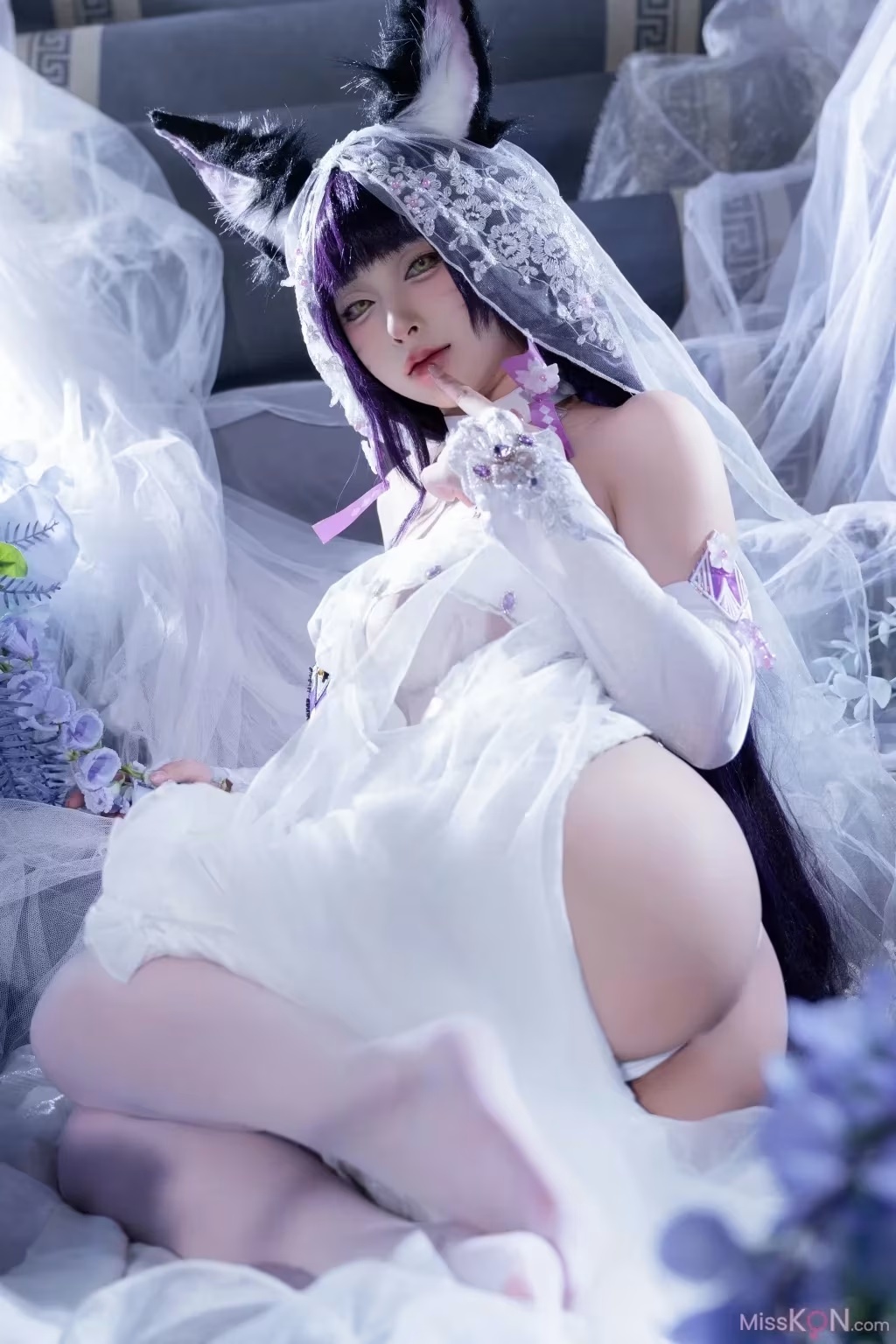 Coser@清水由乃： 碧藍航線 武藏紫藤花 (51 photos + 1 video) - ( Page 1 / 2 )(33)