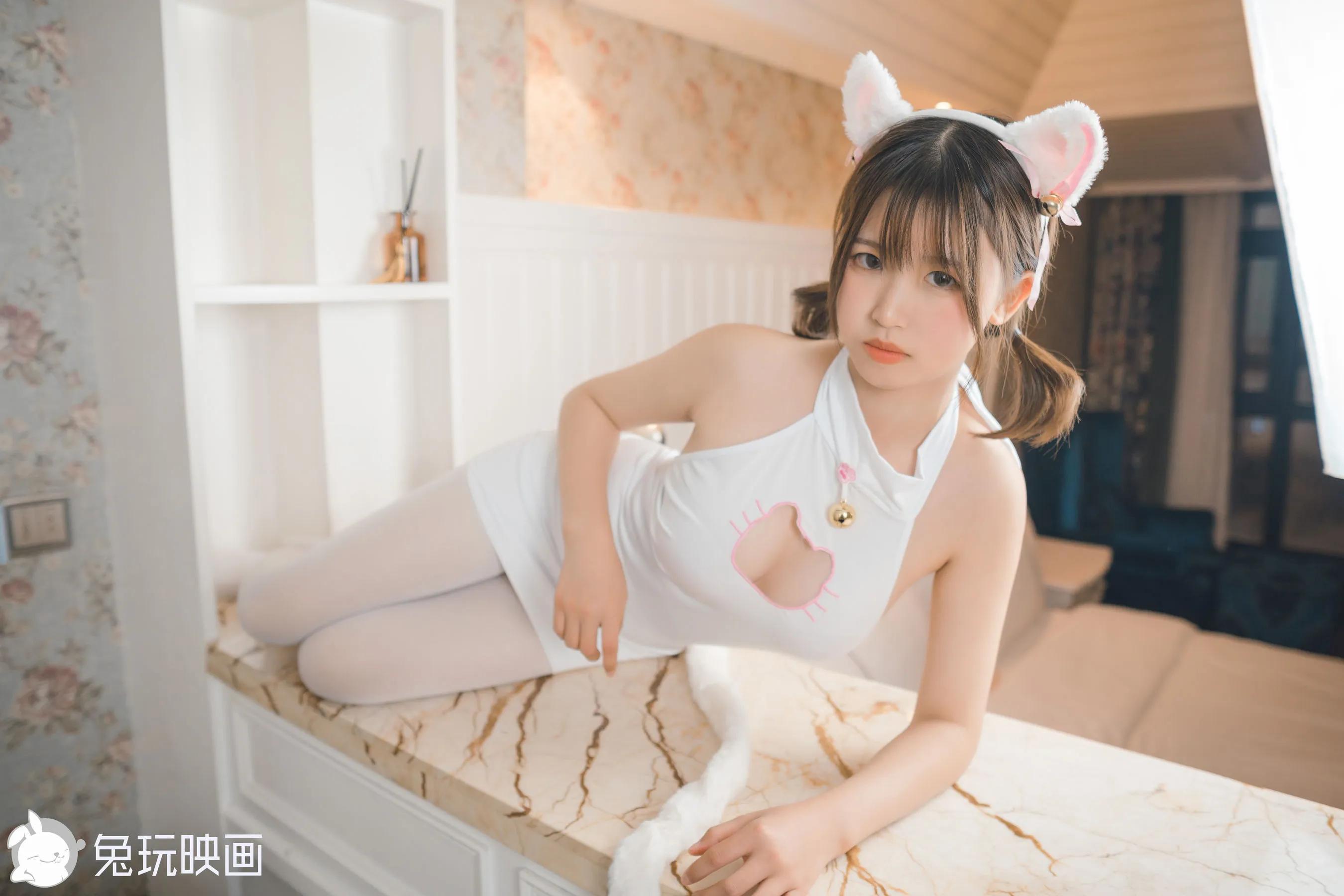 [兔玩映画] - 白丝猫咪(25)