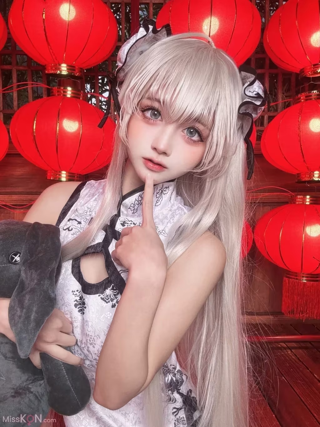 Coser@沖田凜花Rinka： 春日野穹 旗袍 (23 photos) - ( Page 1 / 2 )(22)