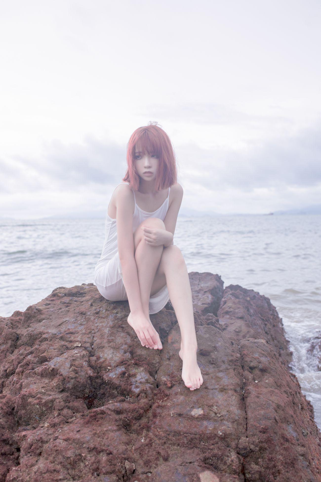 疯猫ss 海浪JK白连衣裙(15)