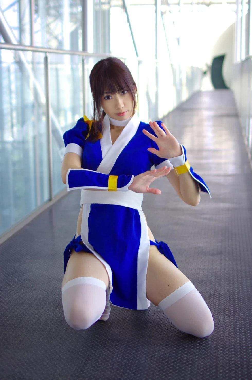 [Cosplay精選]COS正片《霞浪漫》美女武士的白絲美腿性感寫真337P(187)