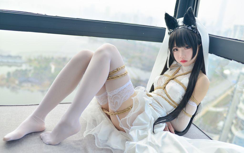 Coser@雪琪SAMA Vol.008: 爱宕婚纱 (38 photos)(33)