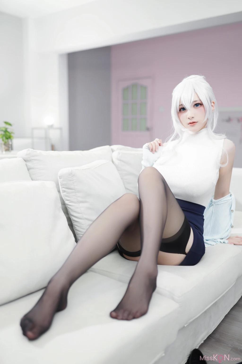 Coser@幼愛Youmeko: 未亡人雪女 (70 photos)(39)