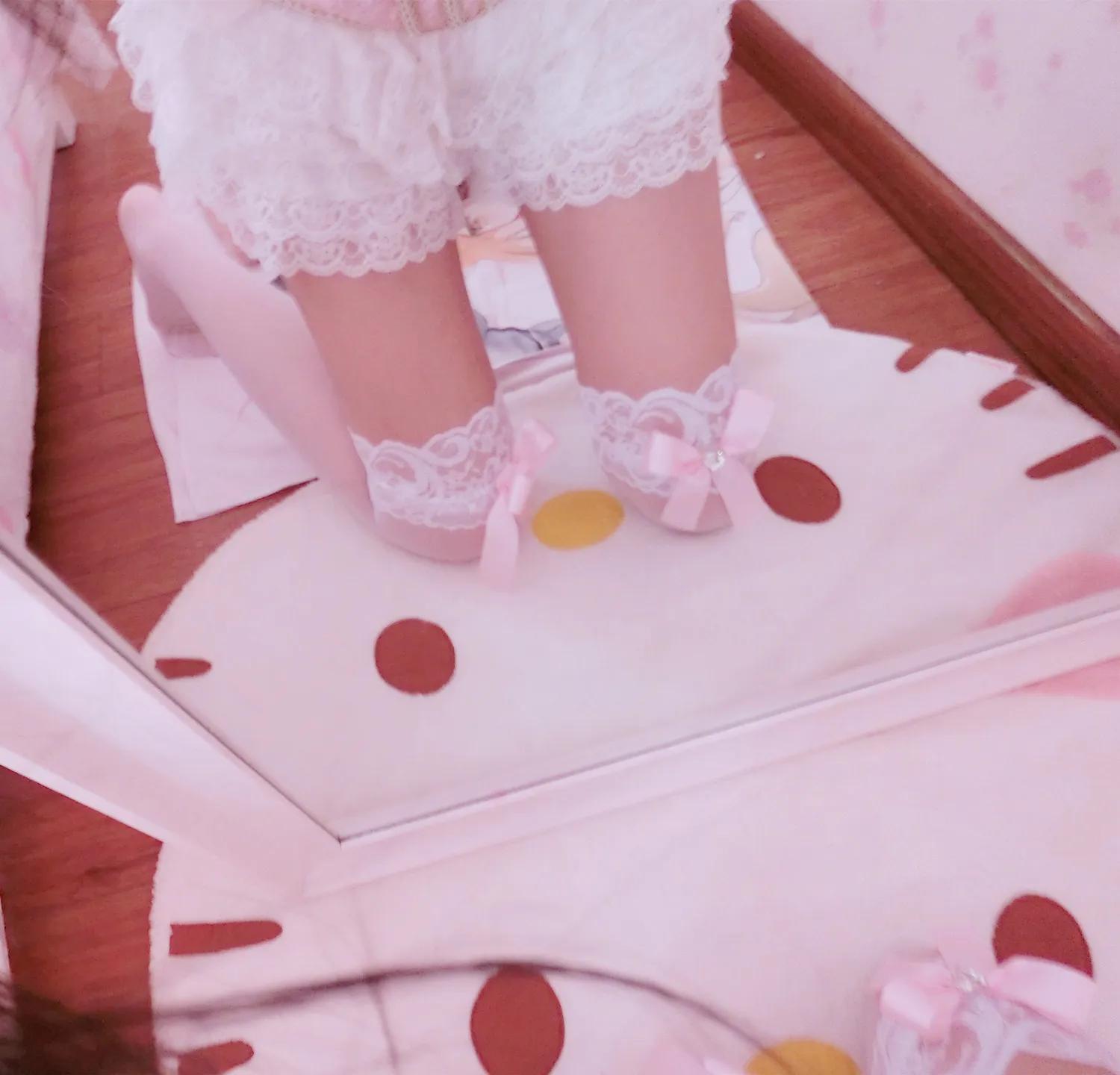 H工口小学生赛高 白丝粉裙(51)