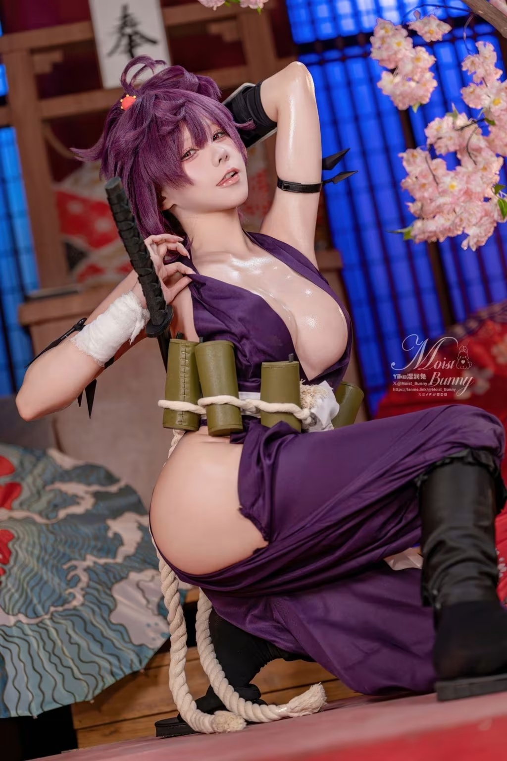 Coser@黏黏糰子兔： 2026年01月作品 地獄樂 槓 (93 photos + 1 video) - ( Page 1 / 5 )(80)