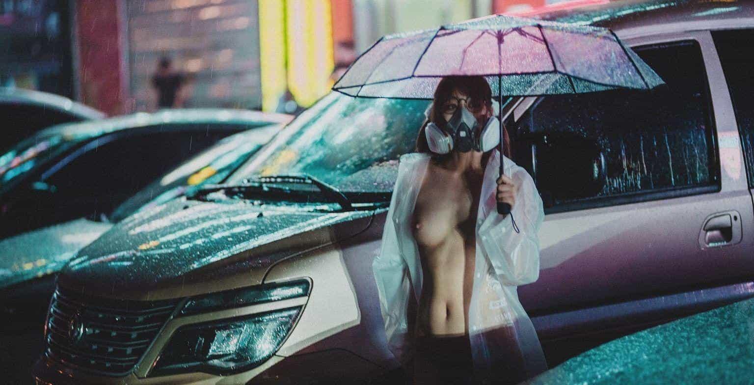 柚木写真 Naked girl in a rainy night - (57P)(18)