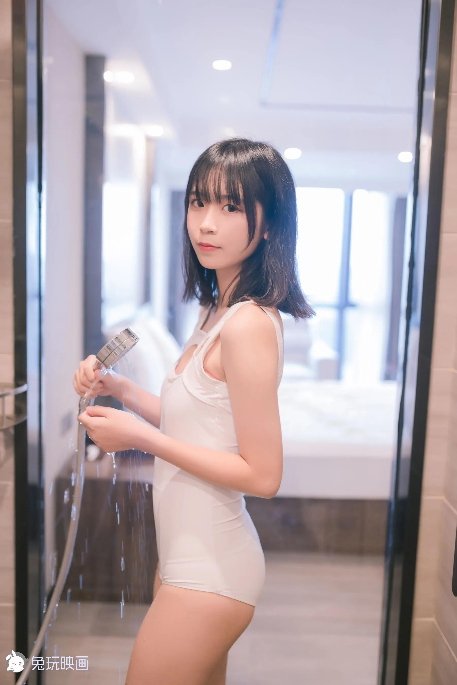 [兔玩映画] - 夏日泳装 Vol.021 白色死库水(47)