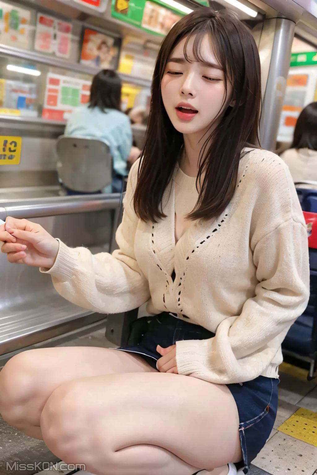 [AI Generated] 清纯唯美系列 地铁里的跳蛋 (108 photos)(23)