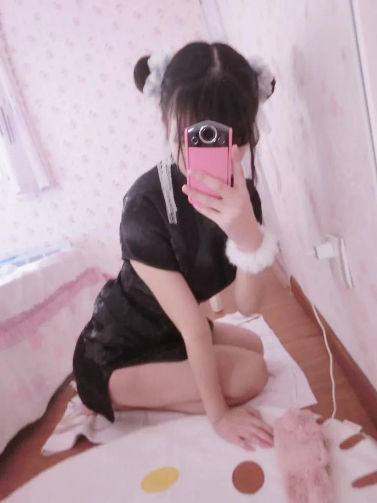 H工口小学生赛高 黑色旗袍(3)