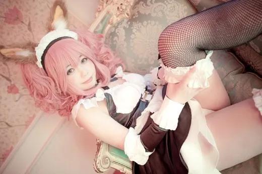 ピンクウィッグ画像 ふんわり可爱いコスプレ女子(138)