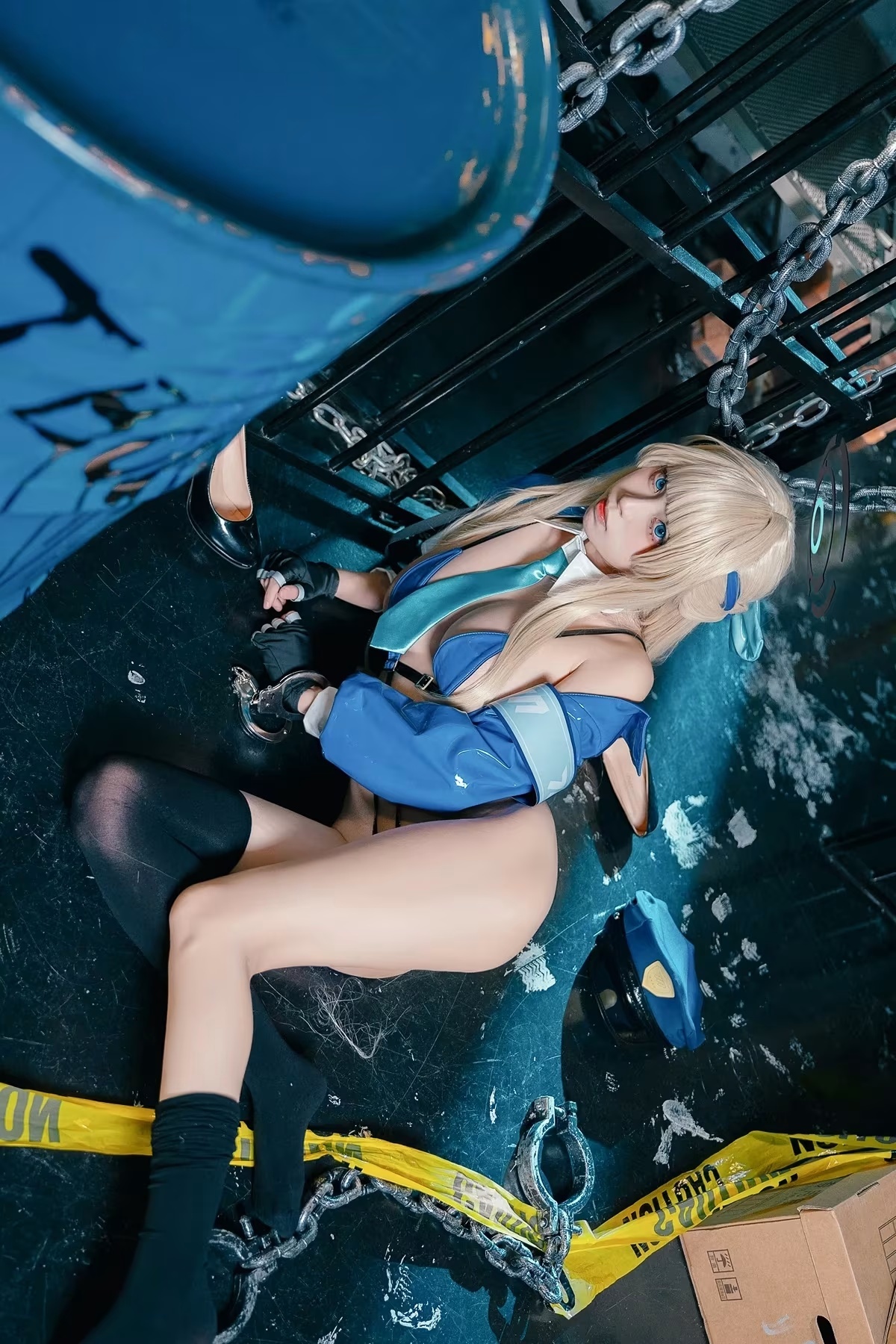 Cosplay 三無人型- 蔚藍檔案 飛鳥馬時女警(29)