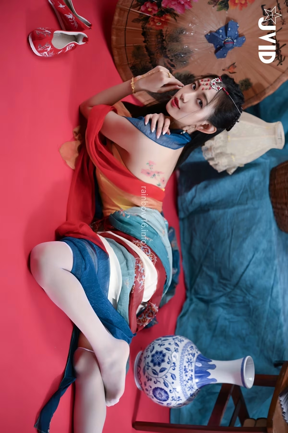 JVID 夏暮光 – 女神暮光敦煌風格造型服飾首度嘗試,飛越天際穿梭時空與你來場空前未有的愛戀滋味～ Set.01(35)