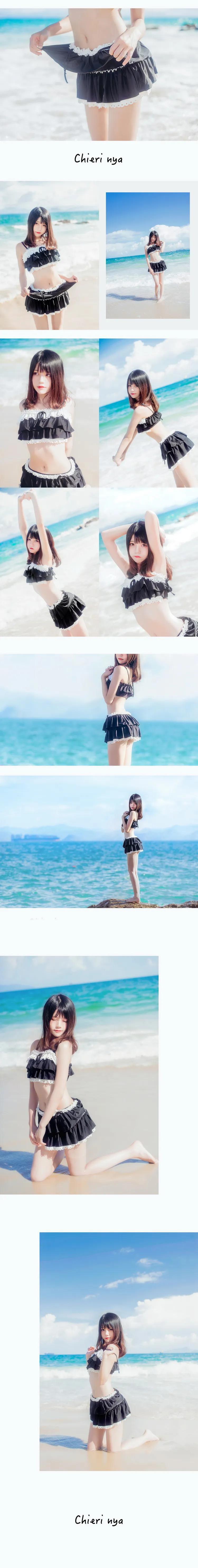 【网红】樱桃喵@一起去海边吧(10)